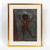 RUFINO TAMAYO, COLOR FIGURAL ETCHING FRAMED