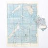 3 PCS, GROUP OF U.S. MILITARY WWII SURVIVAL MAPS