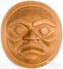Northwest Coast carved Kwakuital Moon-Face mask