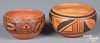 Two pieces of Hopi Indian pottery