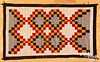 Navajo Indian eye dazzler pattern rug