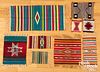 Navajo Indian and southwestern style weavings