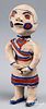 Native American Indian painted pottery singer doll