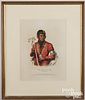 McKenney & Hall Native American Indian lithograph