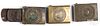 Three different German WWI belt buckles