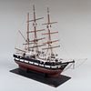 Whaling Ship Model of the Bark Gay Head, New Bedford