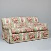 Floral Linen Two Seat Sofa
