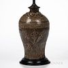 Sanggam Buncheong Maebyeong Lamp Vase