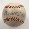 Babe Ruth Lou Gehrig Signed  Spalding Baseball JSA