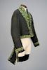 GENTS EMBROIDERED WOOL TAILCOAT, 1795 - 1815