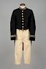 GENTS COURT SUIT with ORDER of the GARTER MOTTO BUTTONS, 1840.