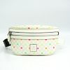 Gucci Children's 311159 Girls' PVC,Leather Fanny Pack Multi-color,White