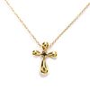 Tiffany Elsa Peretti Cross Yellow Gold (18K) Women's Pendant Necklace