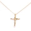 Tiffany Infinity Cross Pink Gold (18K) Women's Pendant Necklace