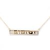 Tiffany Atlas Pink Gold (18K) Diamond Women's Pendant Necklace