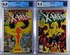 2PC Marvel Comics X-Men #125 #134 CGC 6.0 9.2