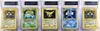5 Pokemon Base Unlimited Holographic Card Group