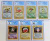 7PC 1999 Pokemon Jungle 1st Ed. CGC Holo Card Lot