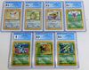 7PC 1999 Pokemon Jungle 1st Ed. Holo CGC Card Lot