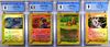 4PC 2003 Pokemon Aquapolis Reverse Holo CGC Cards