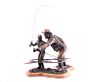 Jack Woods "Learning to Fly Fish" Large Bronze