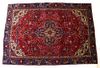 Tabriz Persian Hand Knotted Wool Runner Rug 1930's