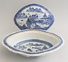 19th Century Chinese Canton Blue and White Covered Vegetable Dish