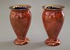 Pair of Wedgwood Glazed Porcelain Bud Vases
