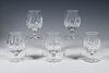 (5) WATERFORD CRYSTAL "LISMORE" BRANDY GLASSES
