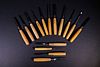 CASED SET OF (15) PFEIL CARVING TOOLS