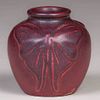 Small Van Briggle Matte Glazed Moth Cabinet Vase c1918