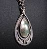 Chicago Arts & Crafts Sterling Silver Abalone Pendant