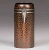 Roycroft Dard Hunter Hammered Copper & Silver Vase