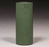 Marblehead Pottery Matte Green Cylinder Vase c1910