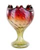 Rindskopf Pepita "Granada Verde" Raised Glass Bowl