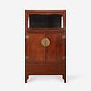 A Chinese Huanghuali and hardwood display cabinet, Lianggegui 19th/20th Century with later alterations