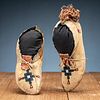 Apache Beaded Hide Moccasins 