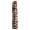 Nuu-chah-nulth Carved and Painted Wood Ancestral Pole 