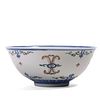 A CHINESE DOUCAI ‘FLORAL’ BOWL