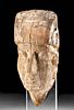 Egyptian Third Intermediate Cedar Wood Mummy Mask