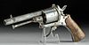 Early 20th C. European Steel Pinfire Revolver