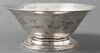 Georg Jensen Silver Footed Bowl with Flared Rim