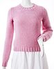 Chloe Pink Wool Knit Sweater