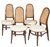 Set 4 Wormley for Dunbar Dining Chairs