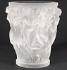 Lalique Bacchantes Crystal Vase