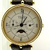 Vintage Van Cleef and Arpels 18 Karat Yellow Gold Moonphase Automatic Watch