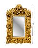 19th Century Imposing Florentine Carved Giltwood Mirror