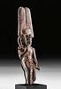 Egyptian Leaded Bronze Statue Nude Harpocrates