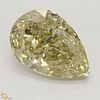 6.01 ct, Natural Fancy Brownish Yellow Even Color, IF, Pear cut Diamond (GIA Graded), Unmounted, Appraised Value: $134,500 