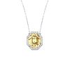 GIA Fancy Yellow Diamond Necklace